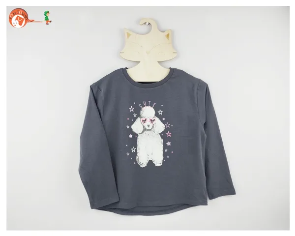 Girls long sleeves print t shirt by TomTomBD 4/5 years - Image 4