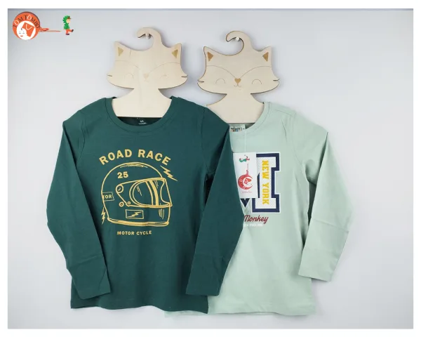 long sleeves boys winter printed t shirt by TomTomBD