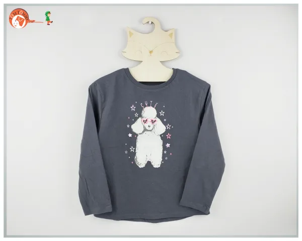 girls winter long sleeves t shirt